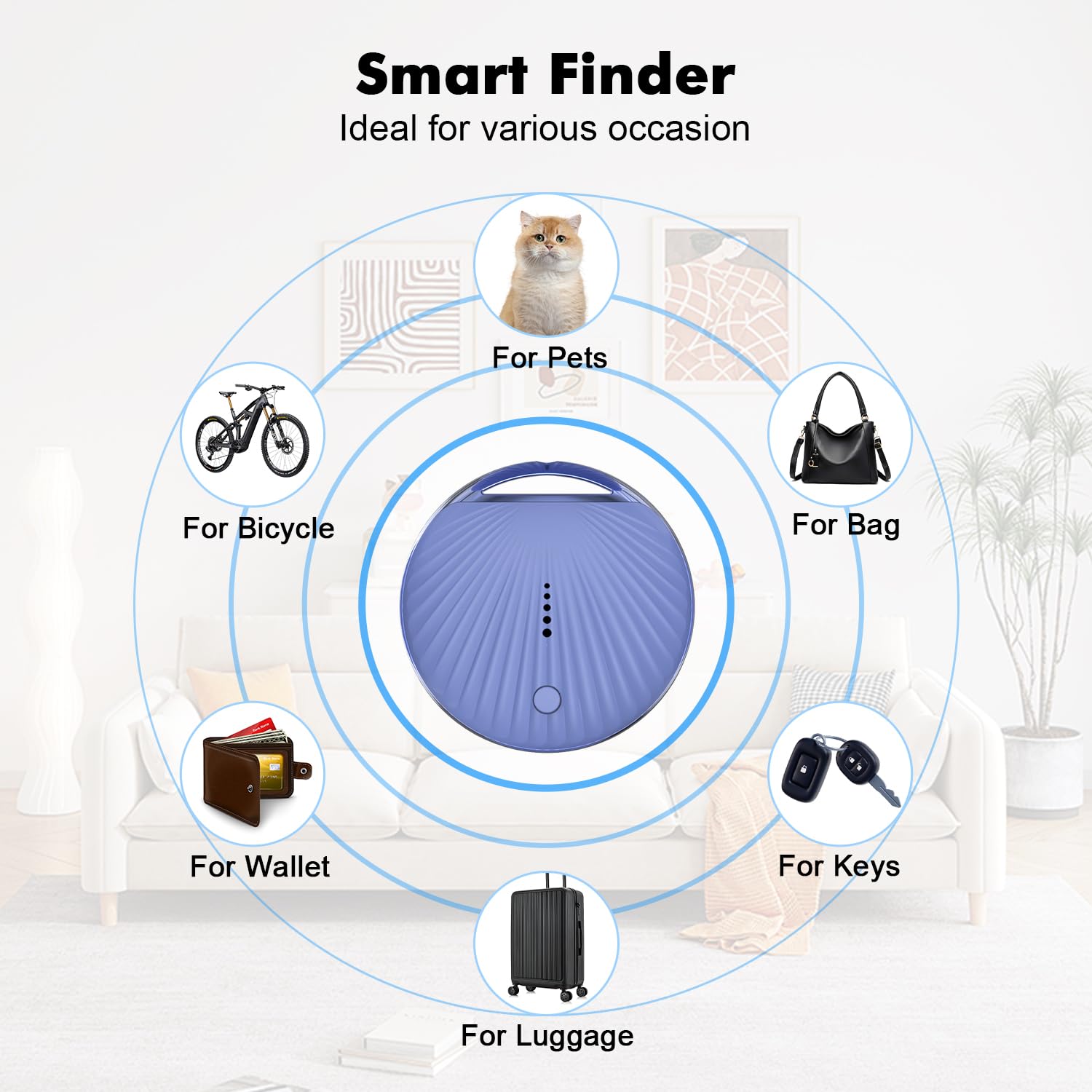 Air Tracker 3 Pack Work With Apple Find My App (Ios Only, Not For Android), Item Finders With Sound, Keys Finder And Item Locato